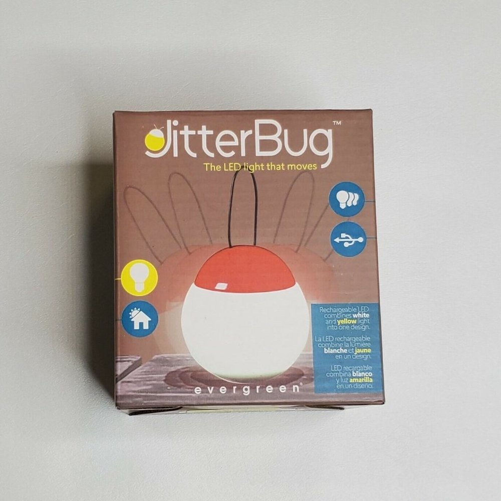 Jitterbug LED Rechargable Lantern with White and Yelllow LED Function